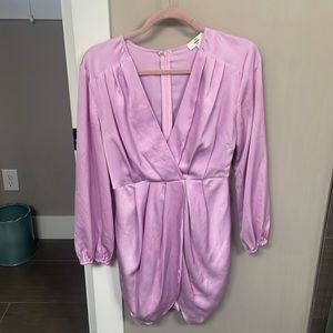 Purple satin dress bought from red dress - worn once
